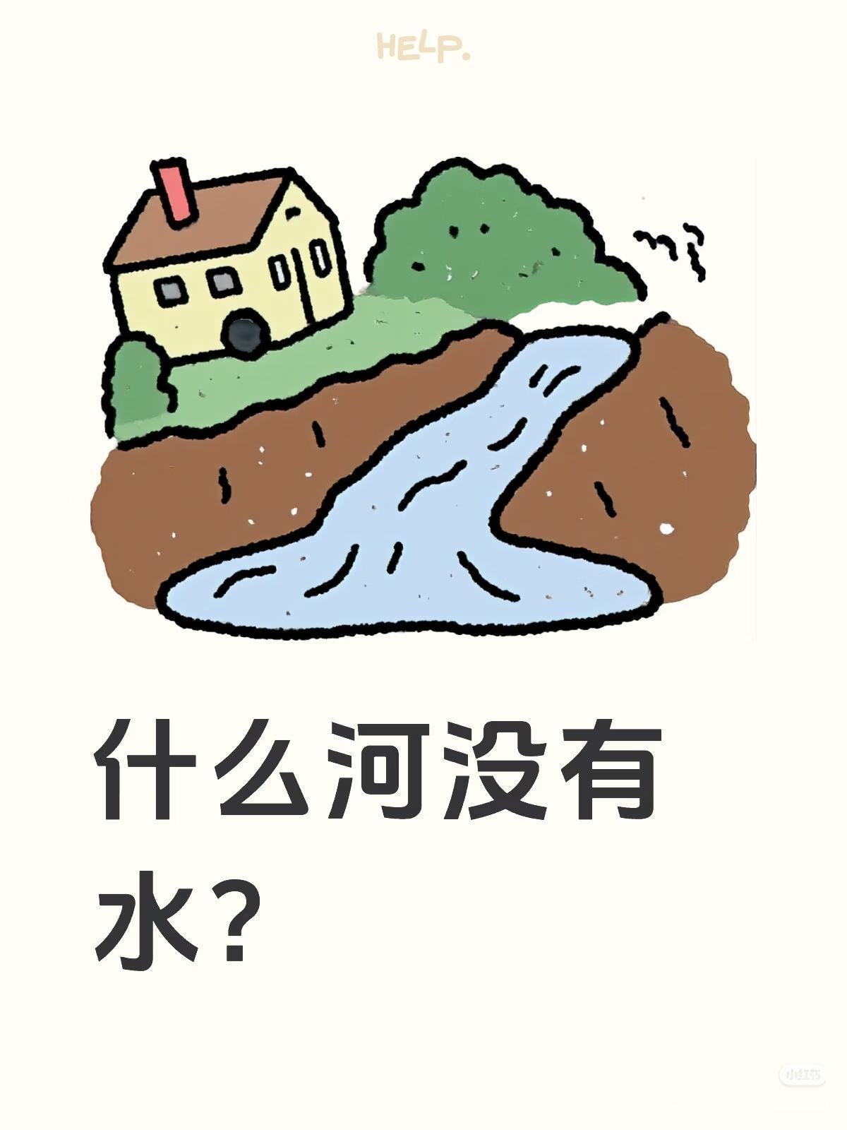 猜一猜！朋友们：请大家都来说说吧！什么河没有水？脑筋急转弯：答对的