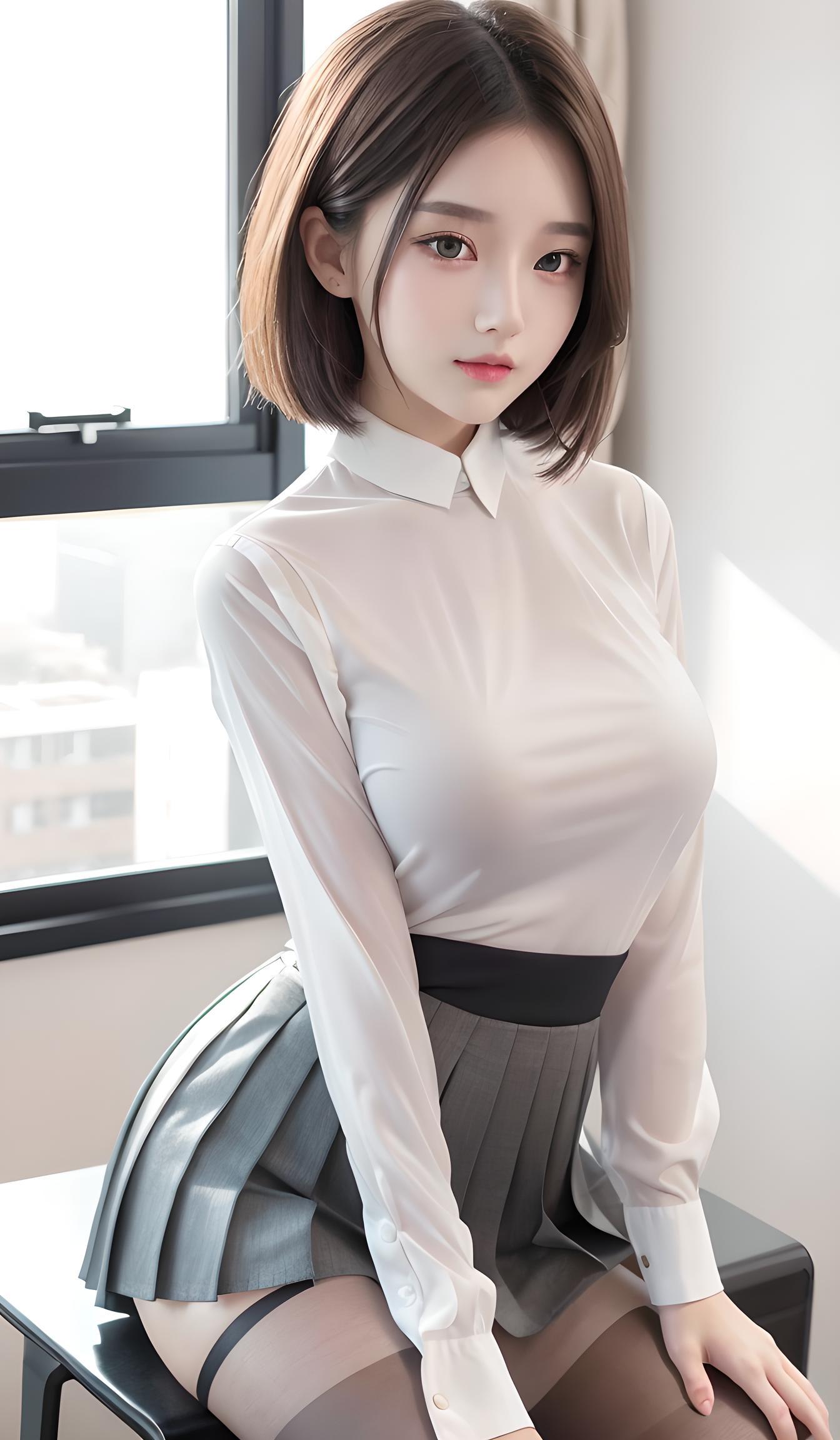 原创 丰满女生 凹凸有致 美女壁纸高清全屏