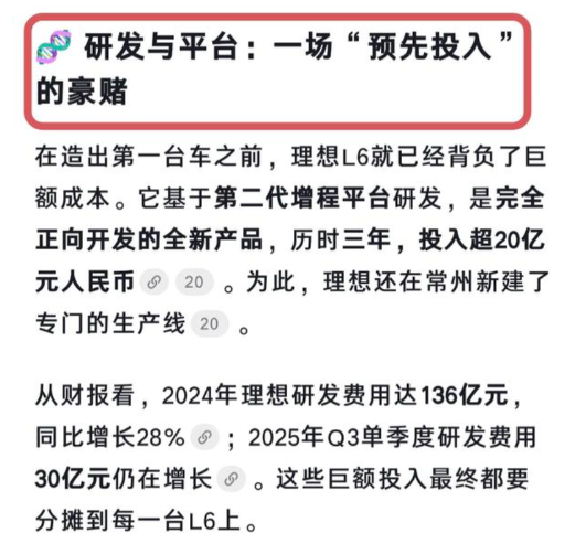最近有个事儿挺有意思，有人用DeepSeek把卖得火热的理想L6里里外外扒了个底朝天，连真实的造车成