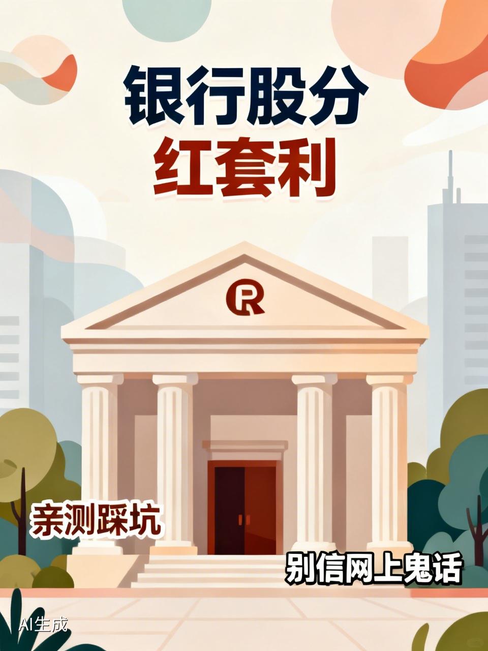 银行股分红套利？我试了一次，亏得想抽自己别信网上那些“股权登记日买，除权日卖