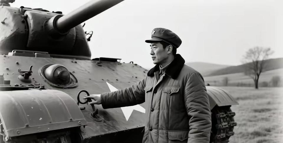 1950年，志愿军战士在朝鲜战场缴获了一辆美军新型坦克，由于没人会开，一位曾是国