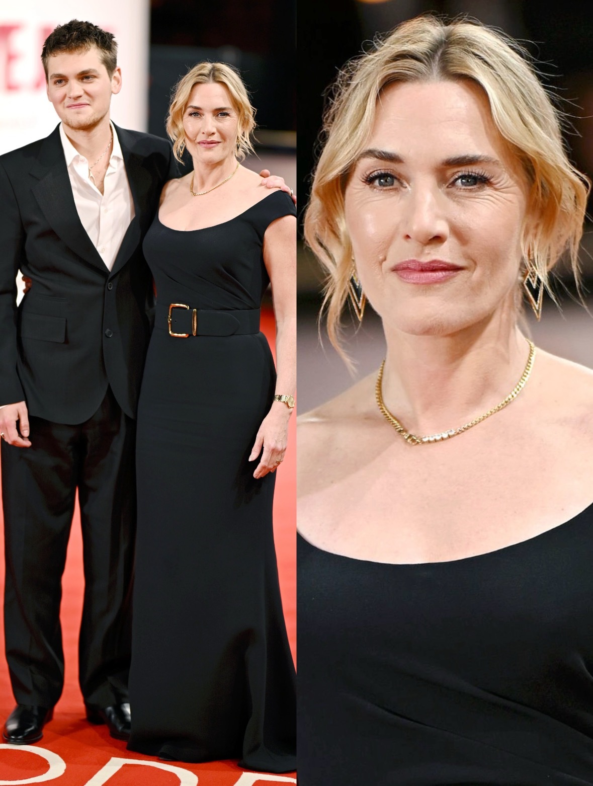 凯特当导演了！带儿子亮相首映礼(〃'▽'〃)