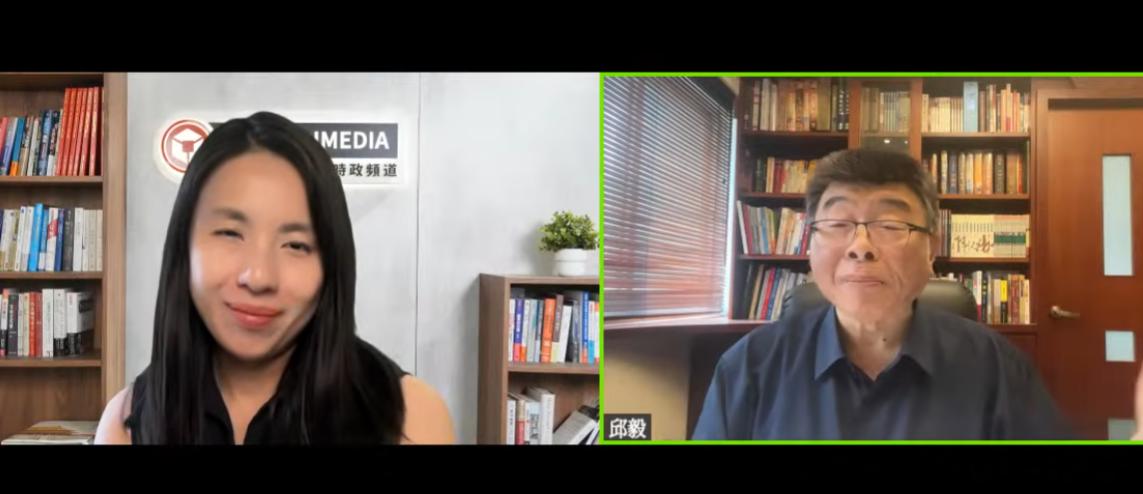 邱毅教授说现在的蒋万安颇有年轻时候的蒋介石之姿？不知不觉，近期邱毅多次在节目