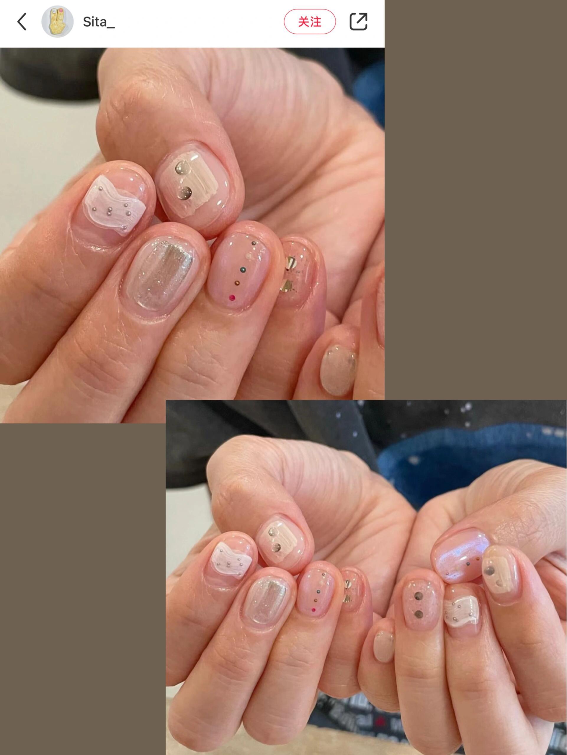我喜欢的一些小众美甲