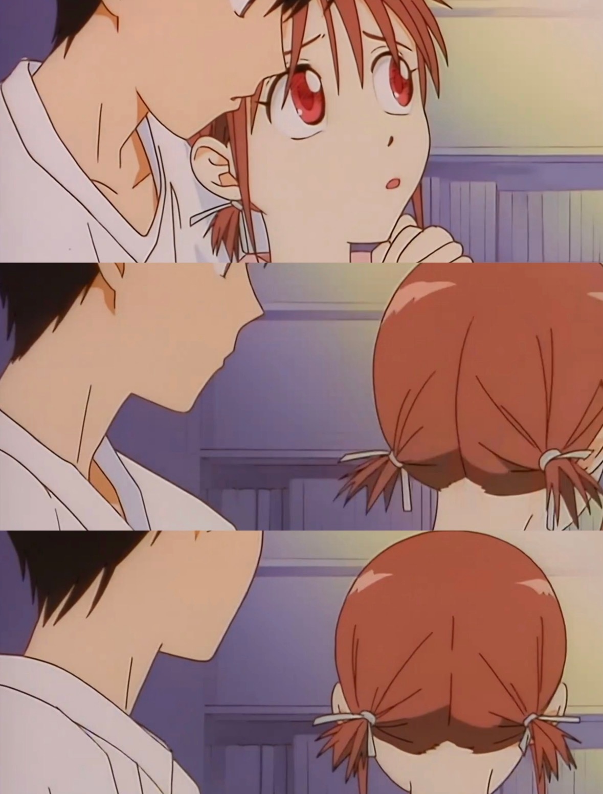 《他与她的事》古早恋爱番里的神作天花板动漫点评团海外动漫名场面表面是“完美女神