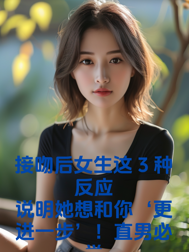 接吻后女生这3种反应，说明她想和你‘更进一步’！直男必学
