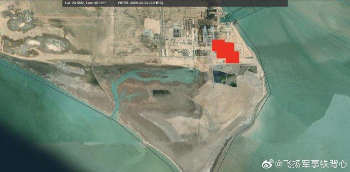据NASAFIRMS卫星数据，今天在科威特的多哈西部电力与水淡化站（Doh
