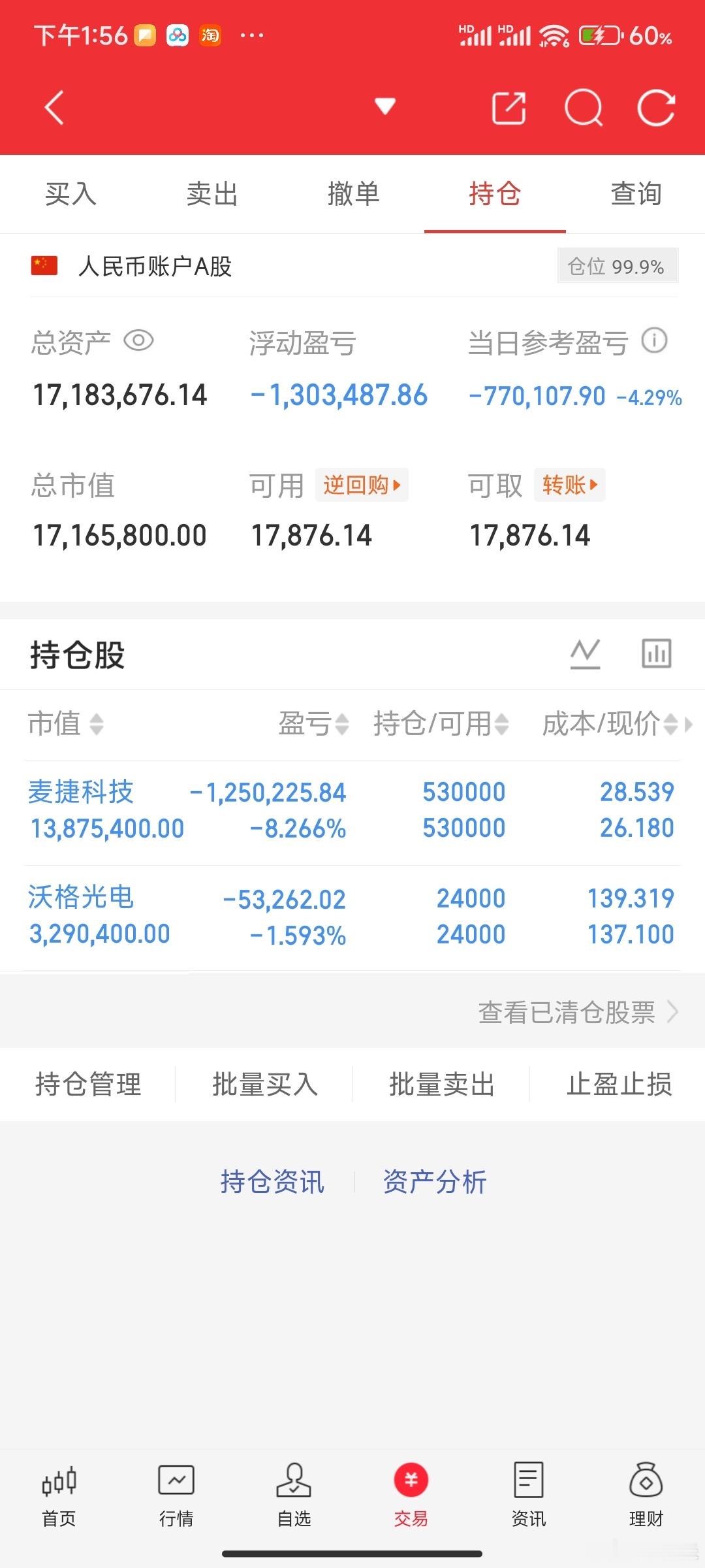 股市最可怕的最悲哀的事是：下跌时你满仓在，再下跌时，你满仓扛！继续下跌时，你疼痛