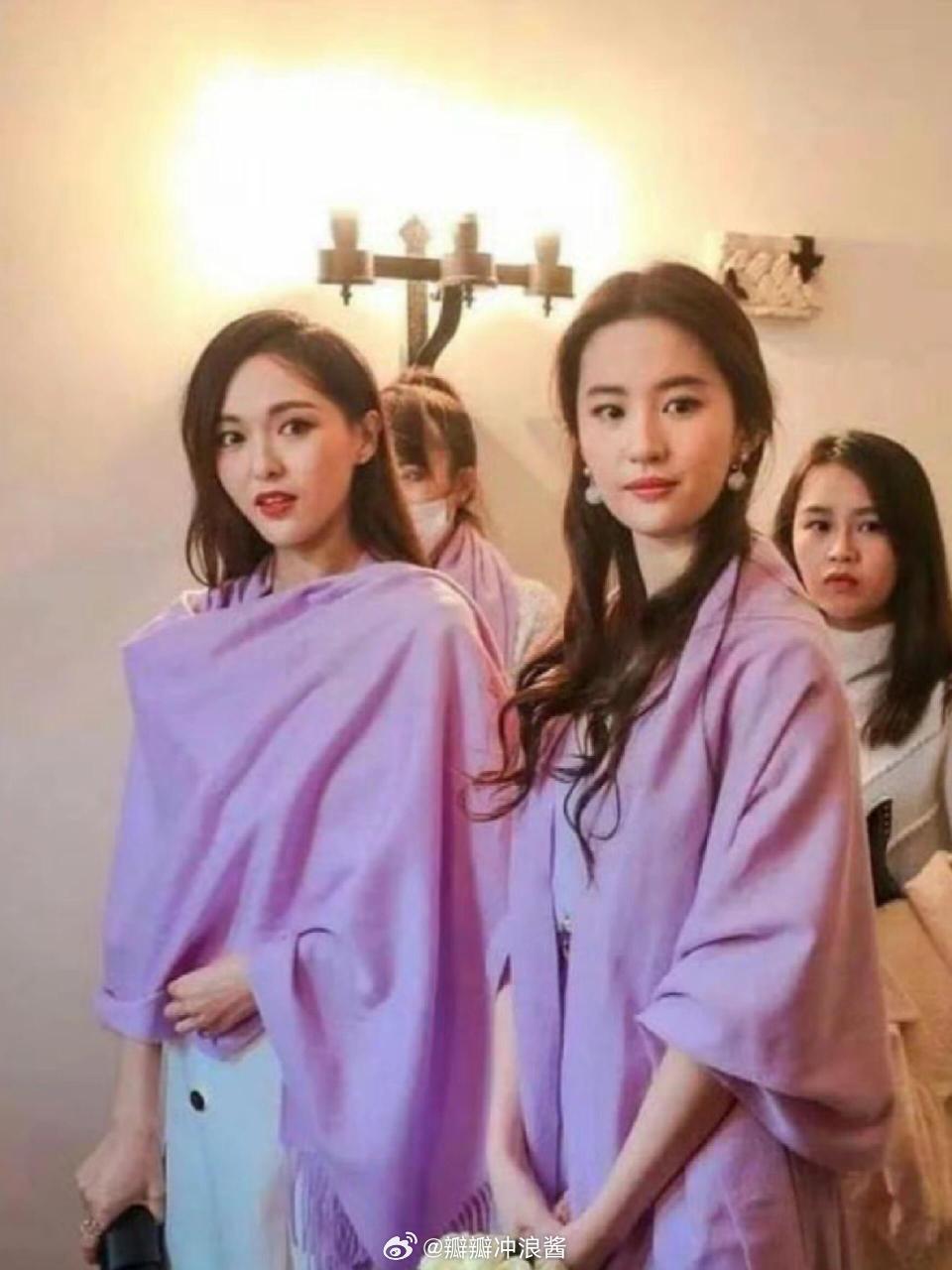刘亦菲第一次当伴娘​​​