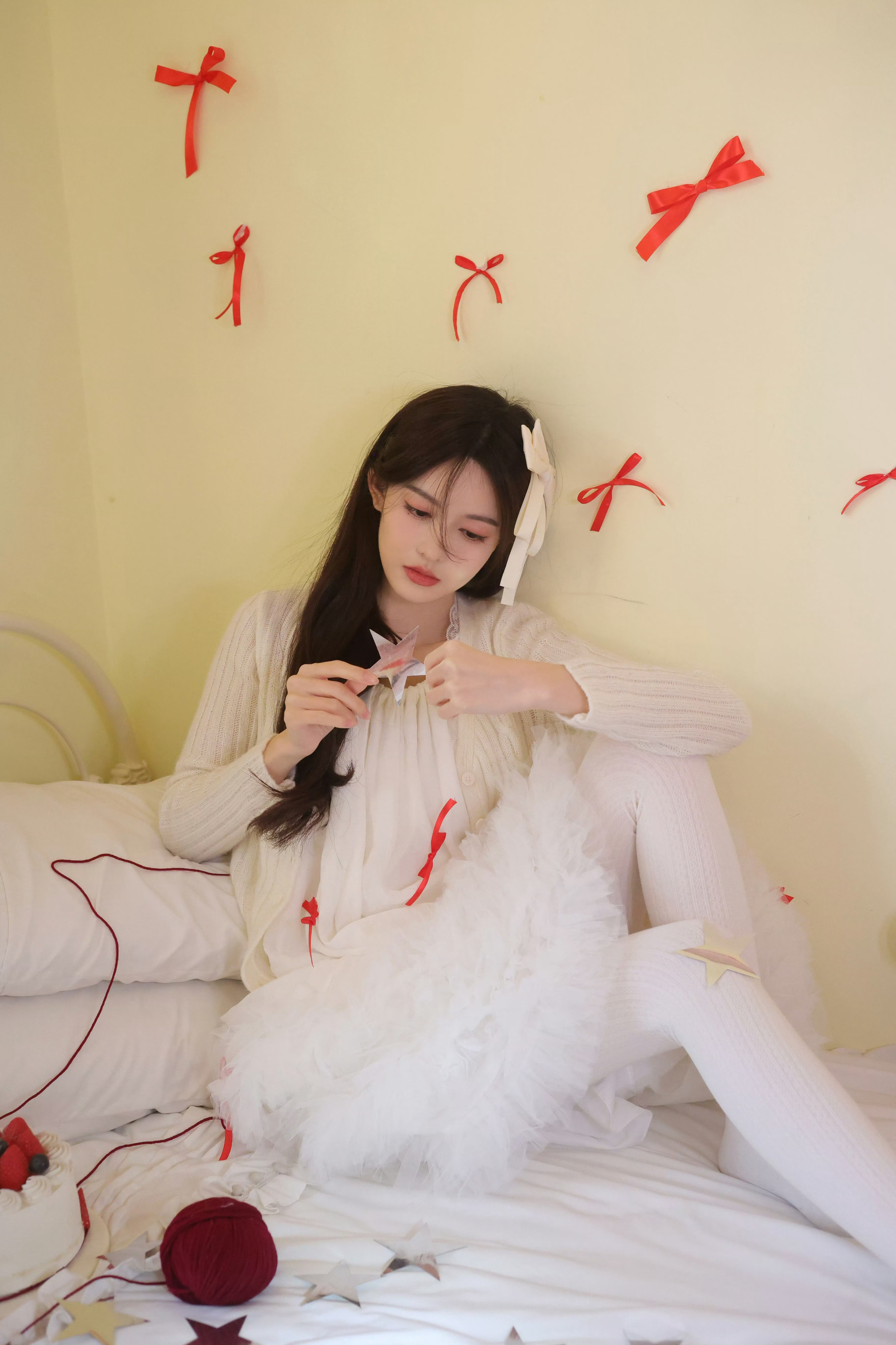 陆婷玉🏮元宵节纯白写真