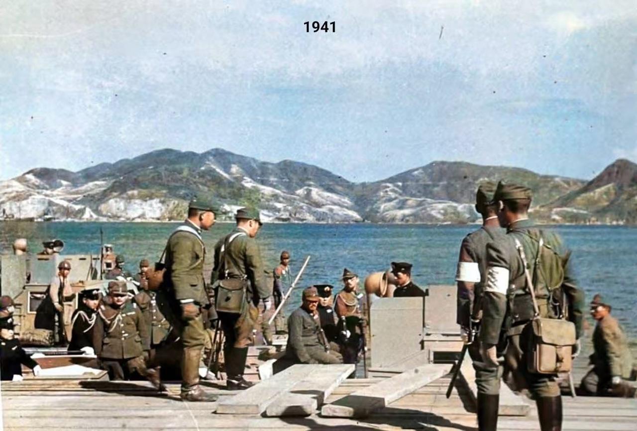 二战期间，日寇攻陷香港真实历史影像！1941年12月28日，日寇第23军司令