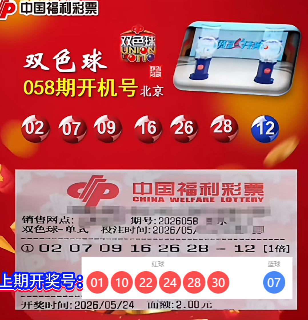 双色球058期走势解读：理性看待号码参考。随着057期开奖落幕，058期双色