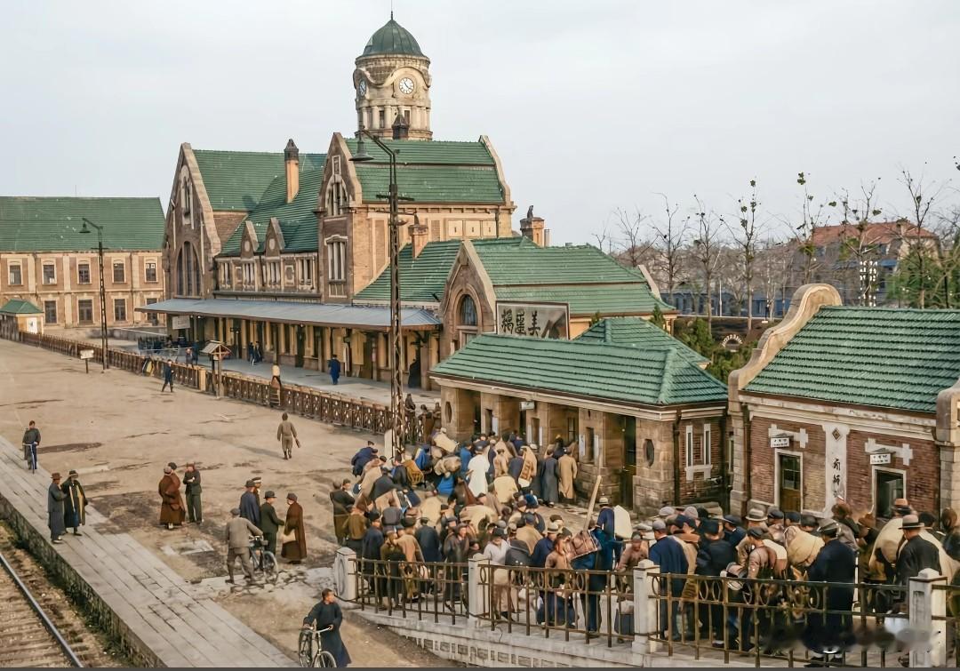100年前的济南火车站