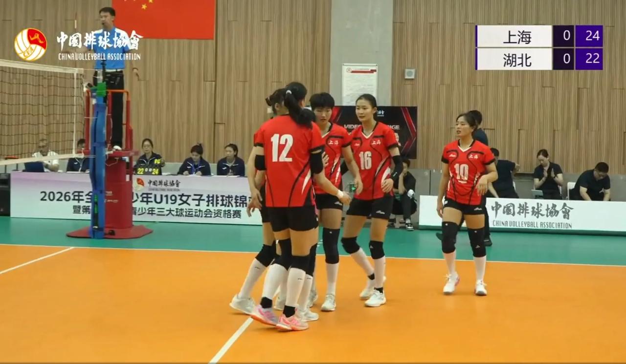 【U19女排全锦赛】小组赛:上海——湖北实时战况:10月