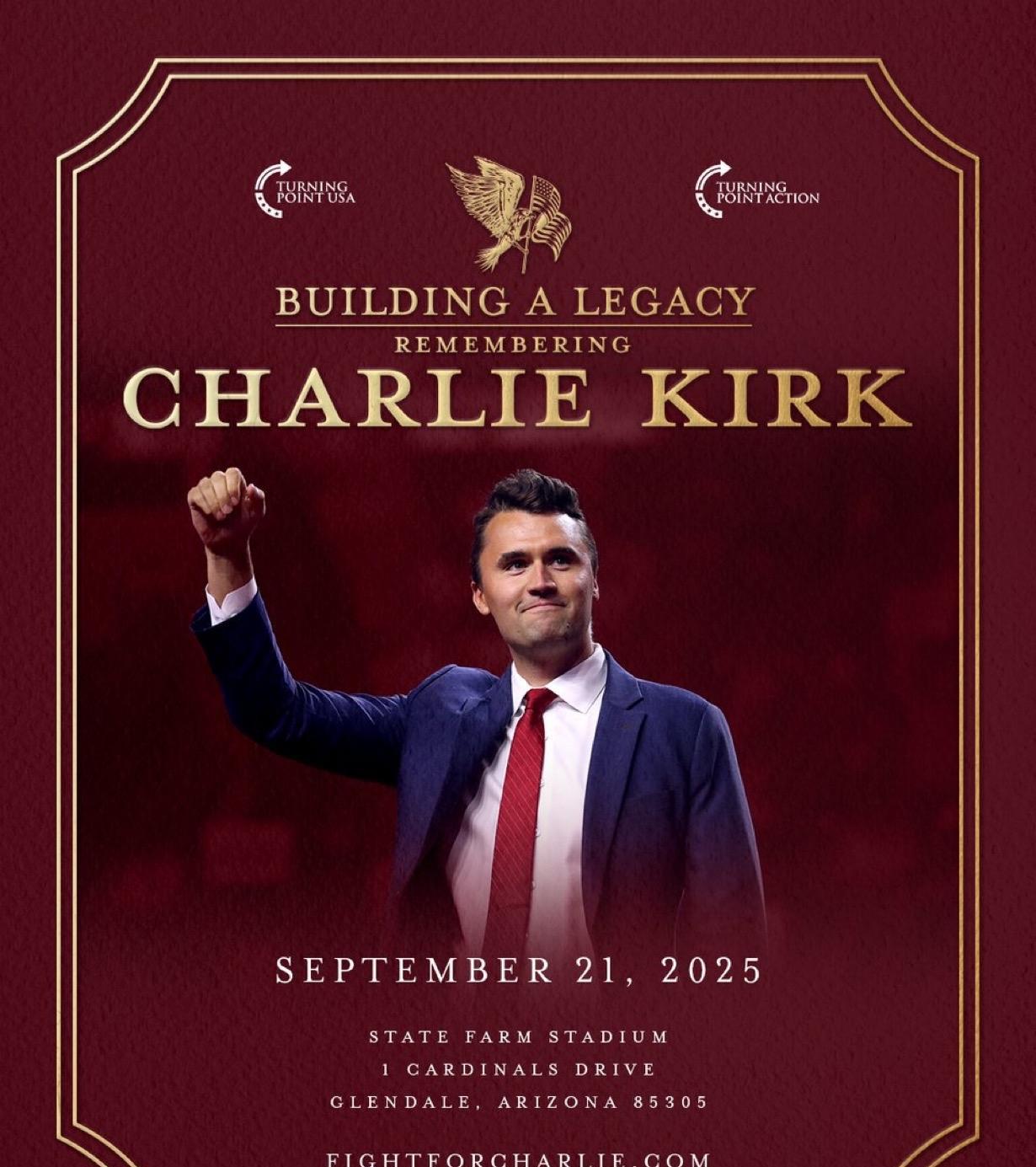 “美国转折点”TPUSA（turningpointUSA）宣布将在当地时间9