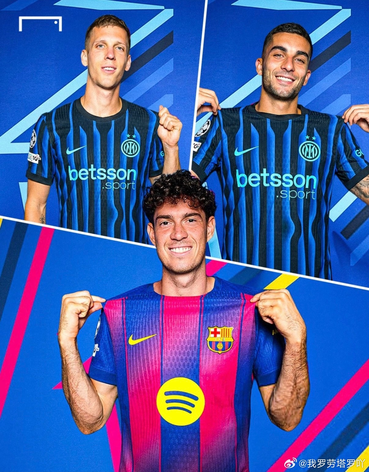 国际米兰据意大利媒体与西班牙媒体同时证实，巴塞罗那足球俱乐部已将目光锁定在国