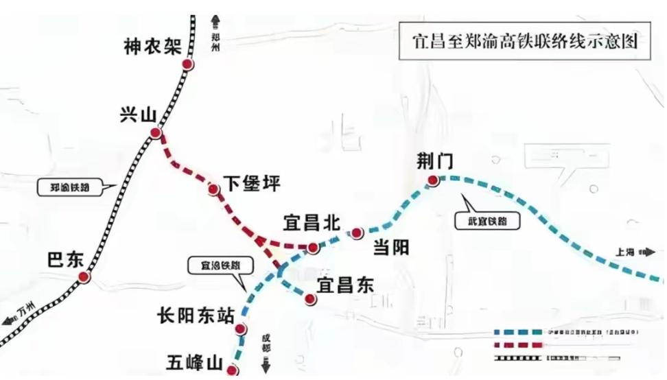 作为湖北“超米字型”高铁网核心枢纽——武汉枢纽直通线的关键拼图，宜兴高铁联络线（