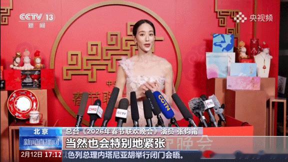 央视新闻镜头下的张钧甯真正的美人从不惧高清镜头，张钧甯在央视新闻里展现的就是最