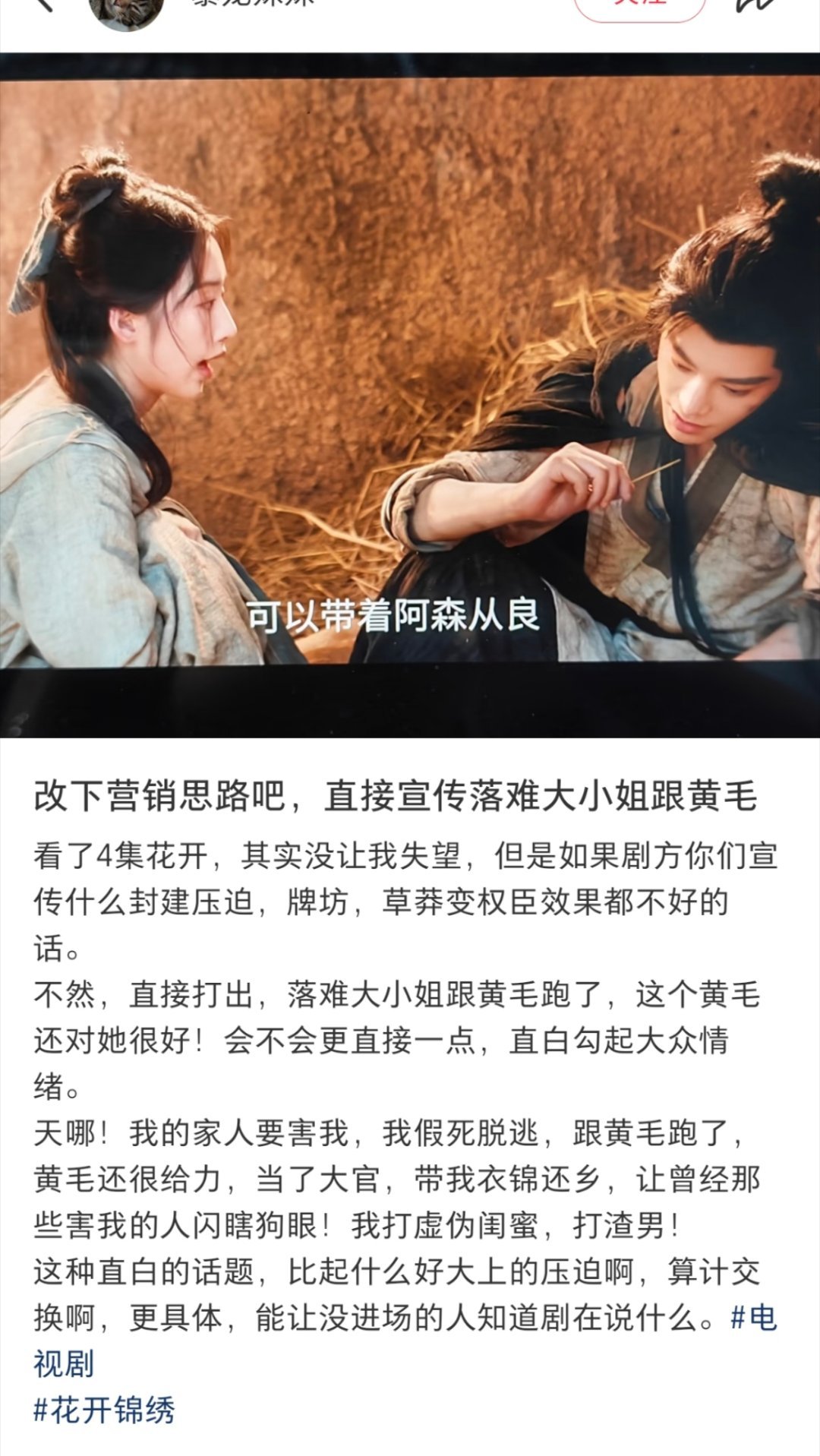 粉丝给宣发出的主意，咋感觉落难大小姐跟黄毛跑了更劝退人？
