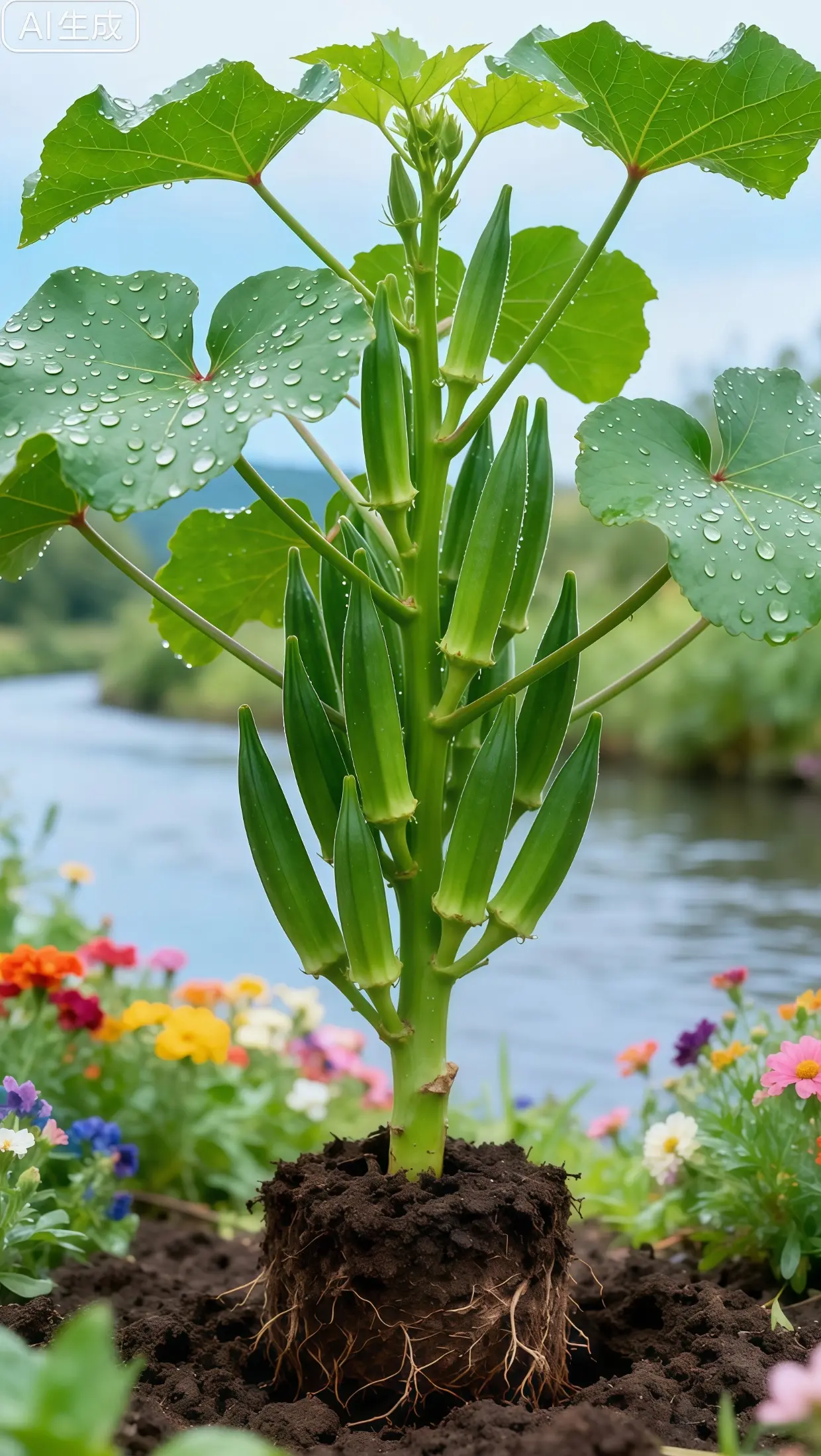 秋葵苗 水果秋葵 家庭种植 蔬菜种植 阳台小院均可种植