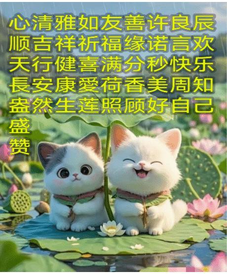 春日生活打卡季天行健喜愛盎然诚邀下联長安康愛荷香美周知盎然生莲照顾好自己