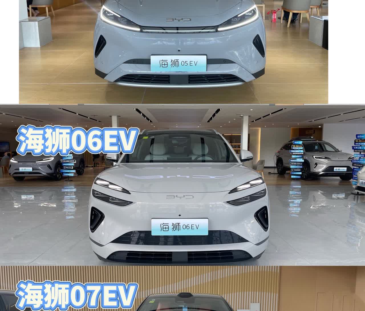 海狮家族系列纯电的车都来啦，对比一下哪款才是你的菜？