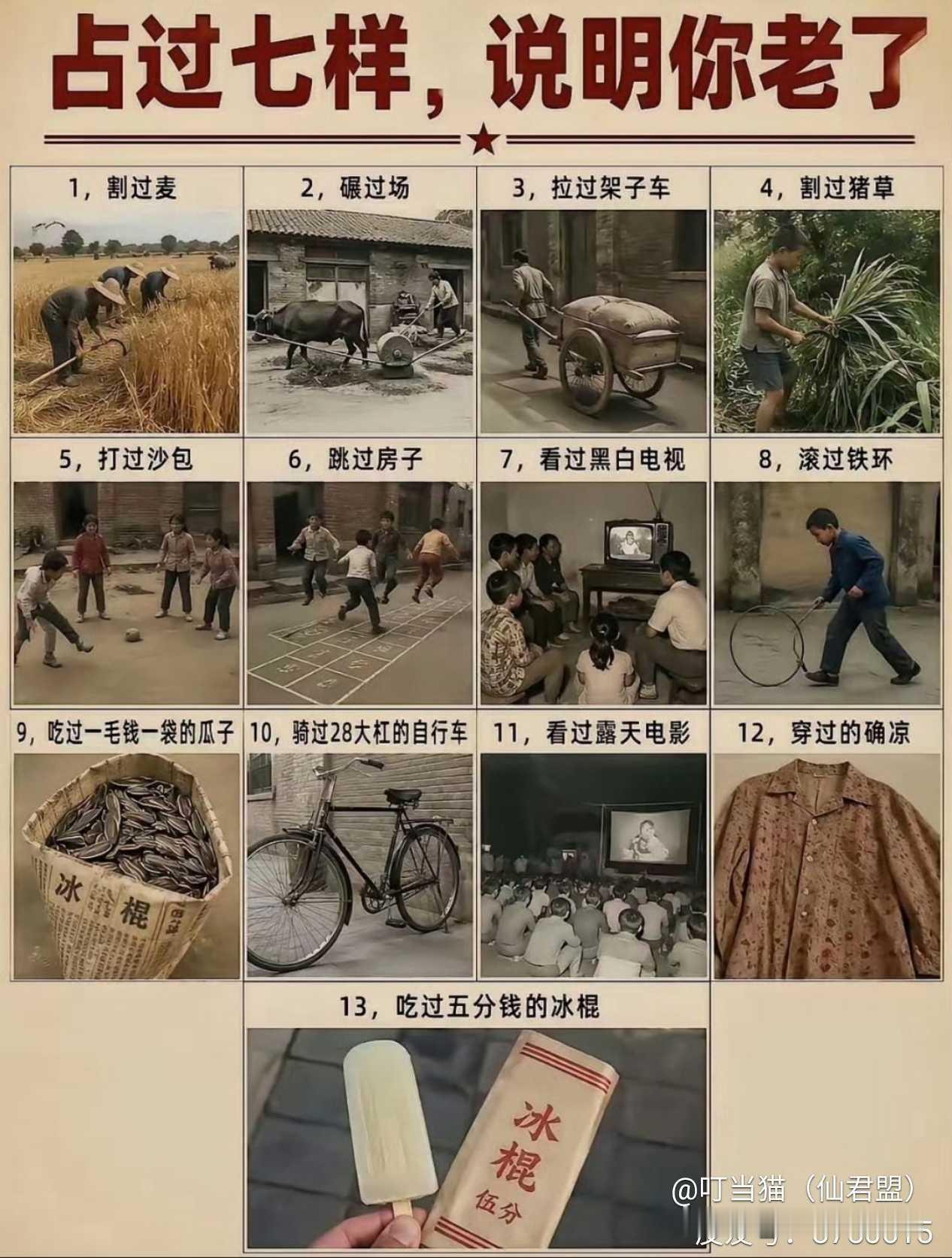 何止7样，全占了