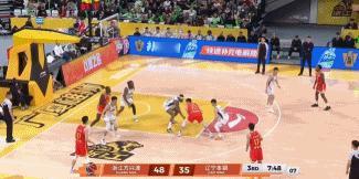 CBA常规赛，浙江广厦96-64大胜辽宁，豪取4连胜首回合辽宁95-79胜