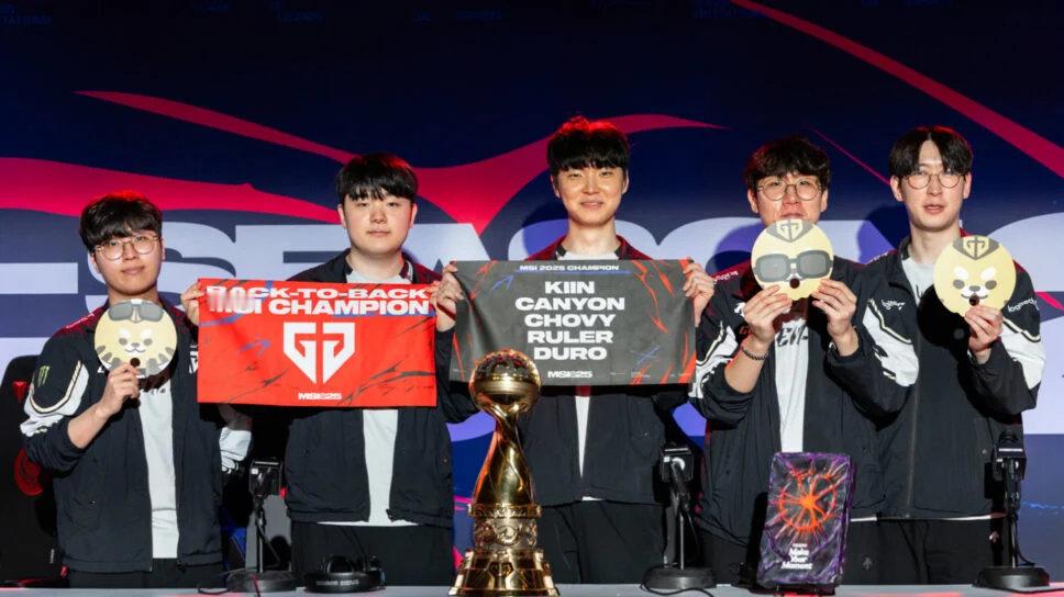 GEN以0比2不敌DK后，这是Kiin-Canyon-Chovy同队后，LCK常