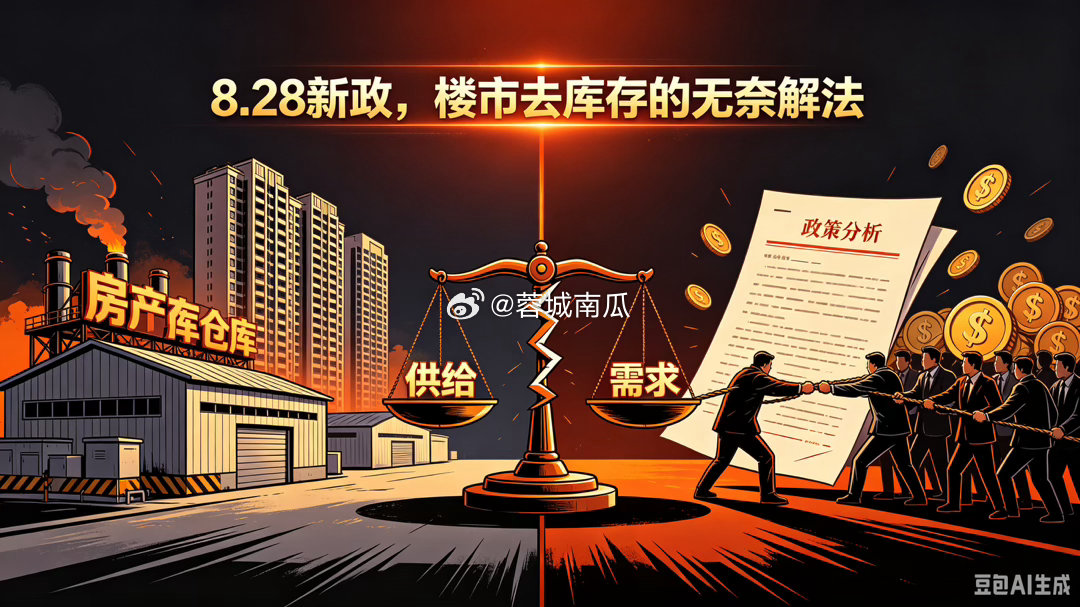 楼市第一线8.28楼市新政发布有段时间了，各种解读很多。今天，就说一点不一样的，那就是：❗️❗️去库