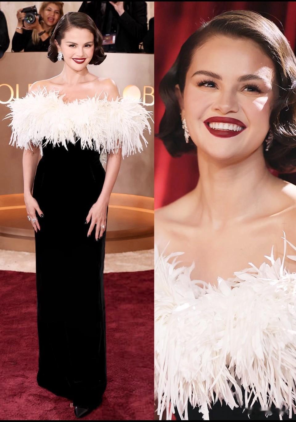 Selena携老公亮相金球奖！状态大好！娜肉眼可见的越来越好，他的另一半能给他