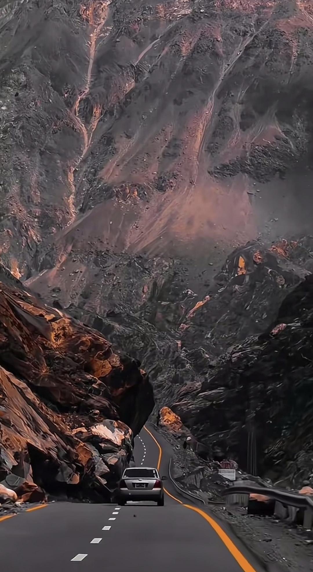 苍凉，孤独，西部公路沿途风景。