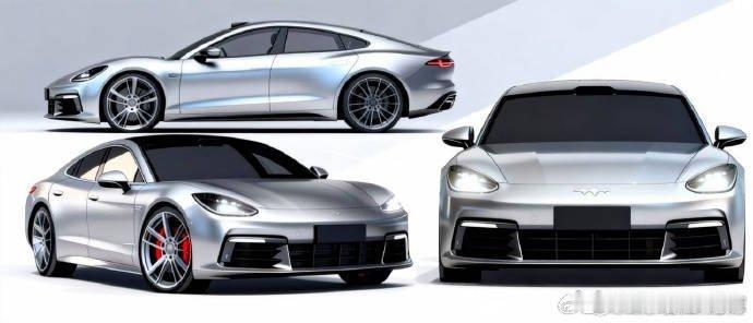 刚看到谍照，方程豹轿车“镁9”的外观曝光就有了，ai这时效性，以后都不用建模了