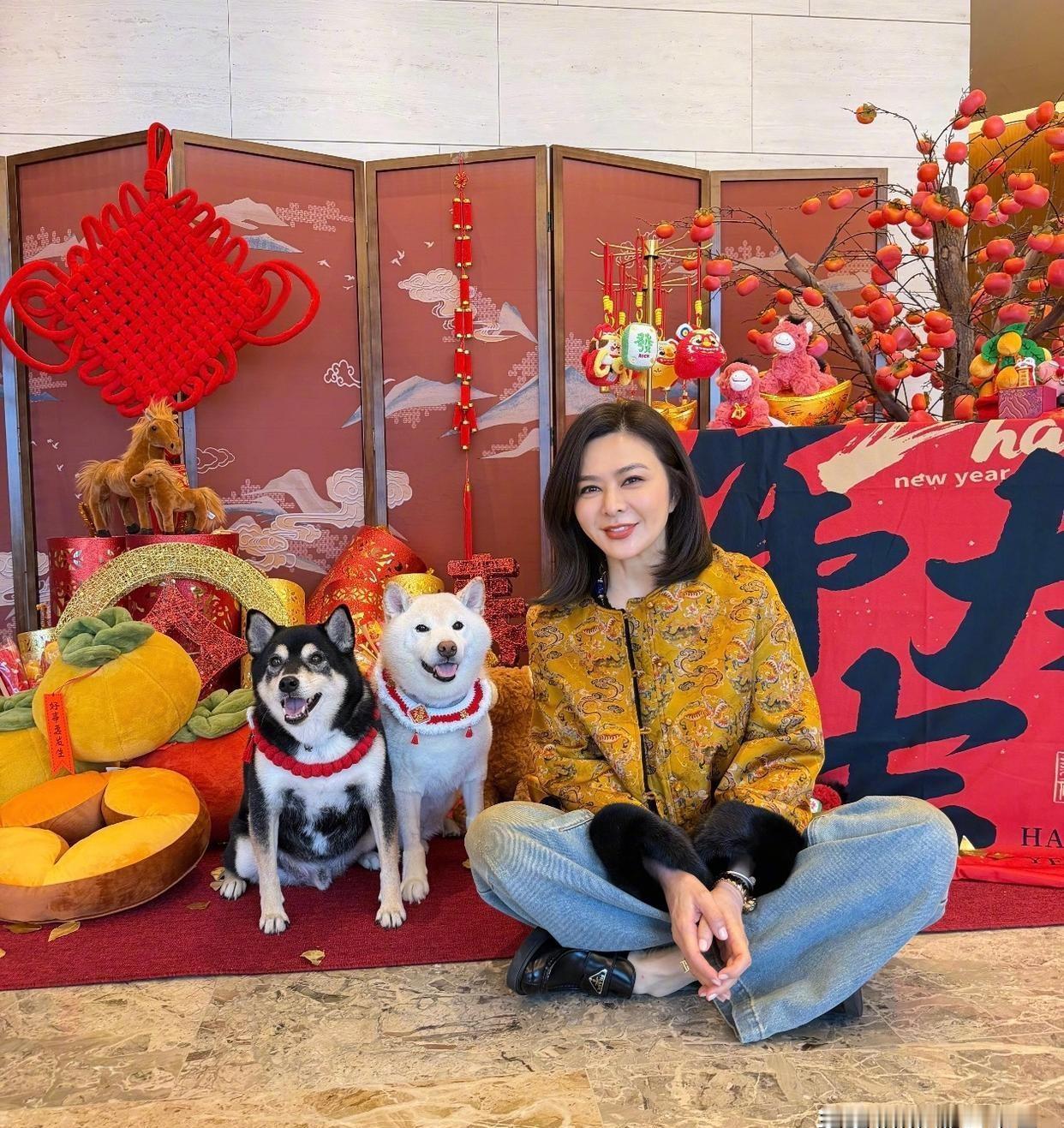 63岁关之琳拜年照刷爆朋友圈！她那件黄色上衣一穿，瞬间让你觉得眼前的女神，跟2