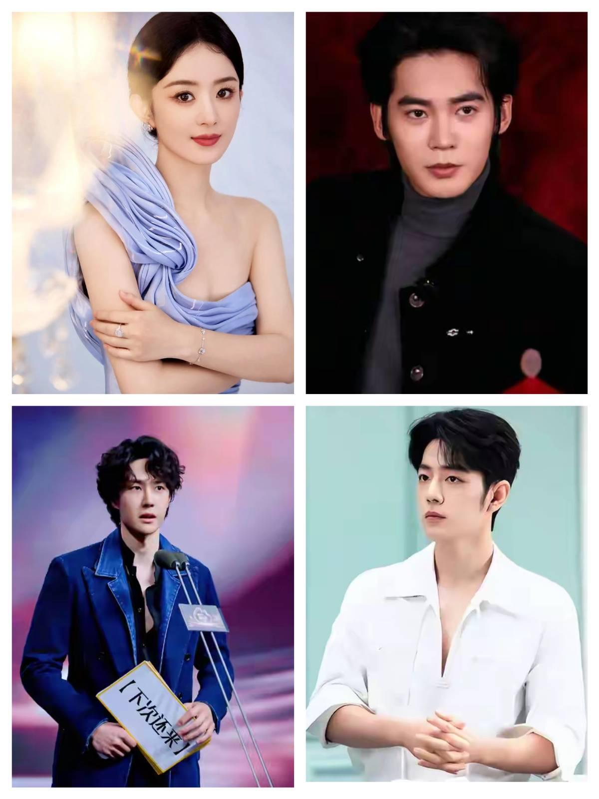 全球观众票选，于适拿了快七万票，排第一。王一博六万五，第三。肖战第五，赵丽颖五万