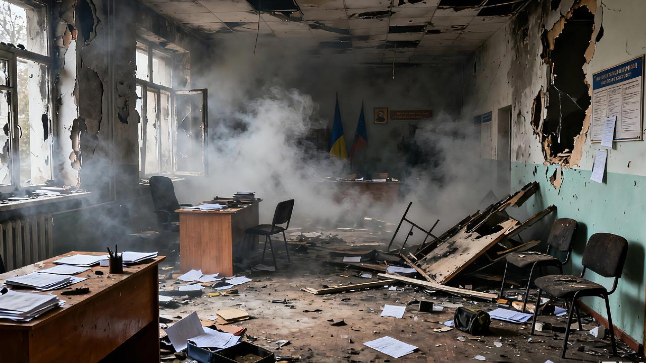 绝望爆炸！乌克兰征兵中心一声巨响，强制征召下的人性崩塌，战争阴霾压垮多少人？