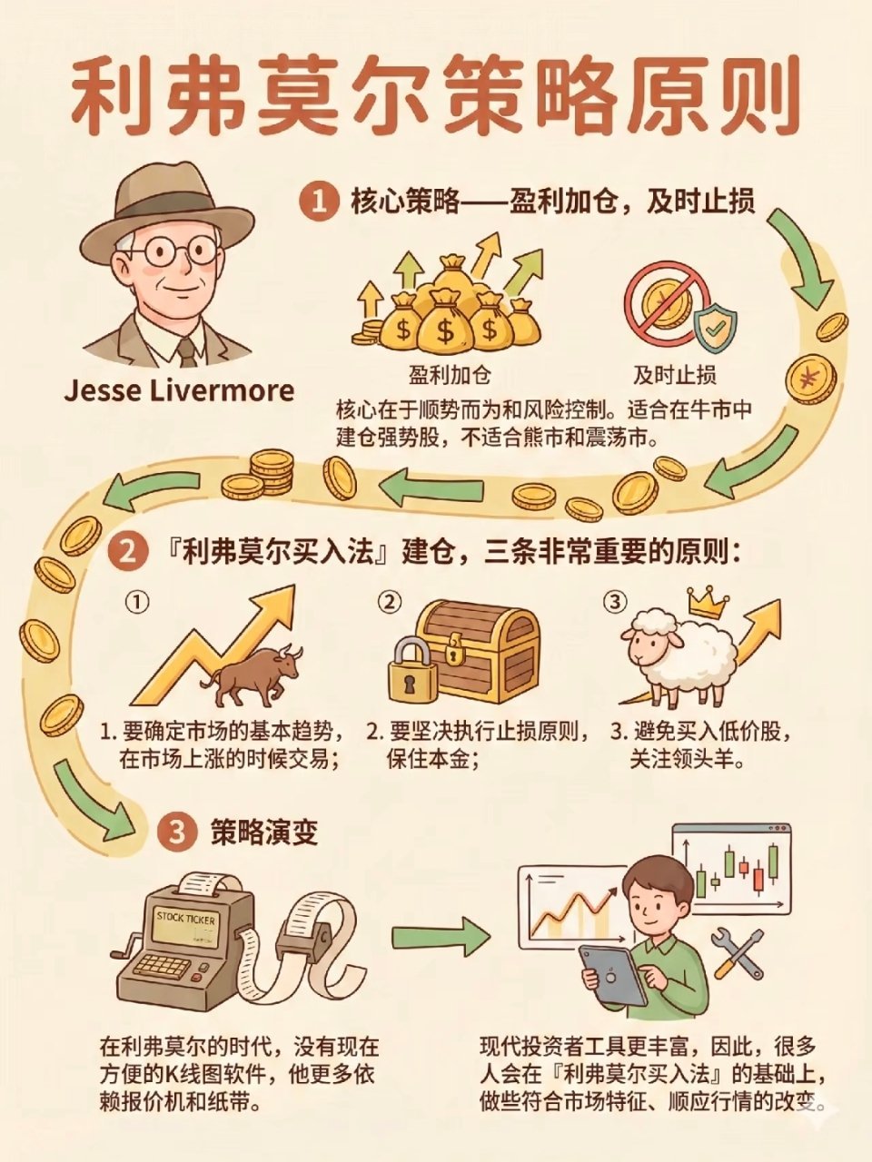 短线交易大师一杰西·利弗莫尔是如何建仓的?利弗莫尔的建仓策略被后人总结为“试探性