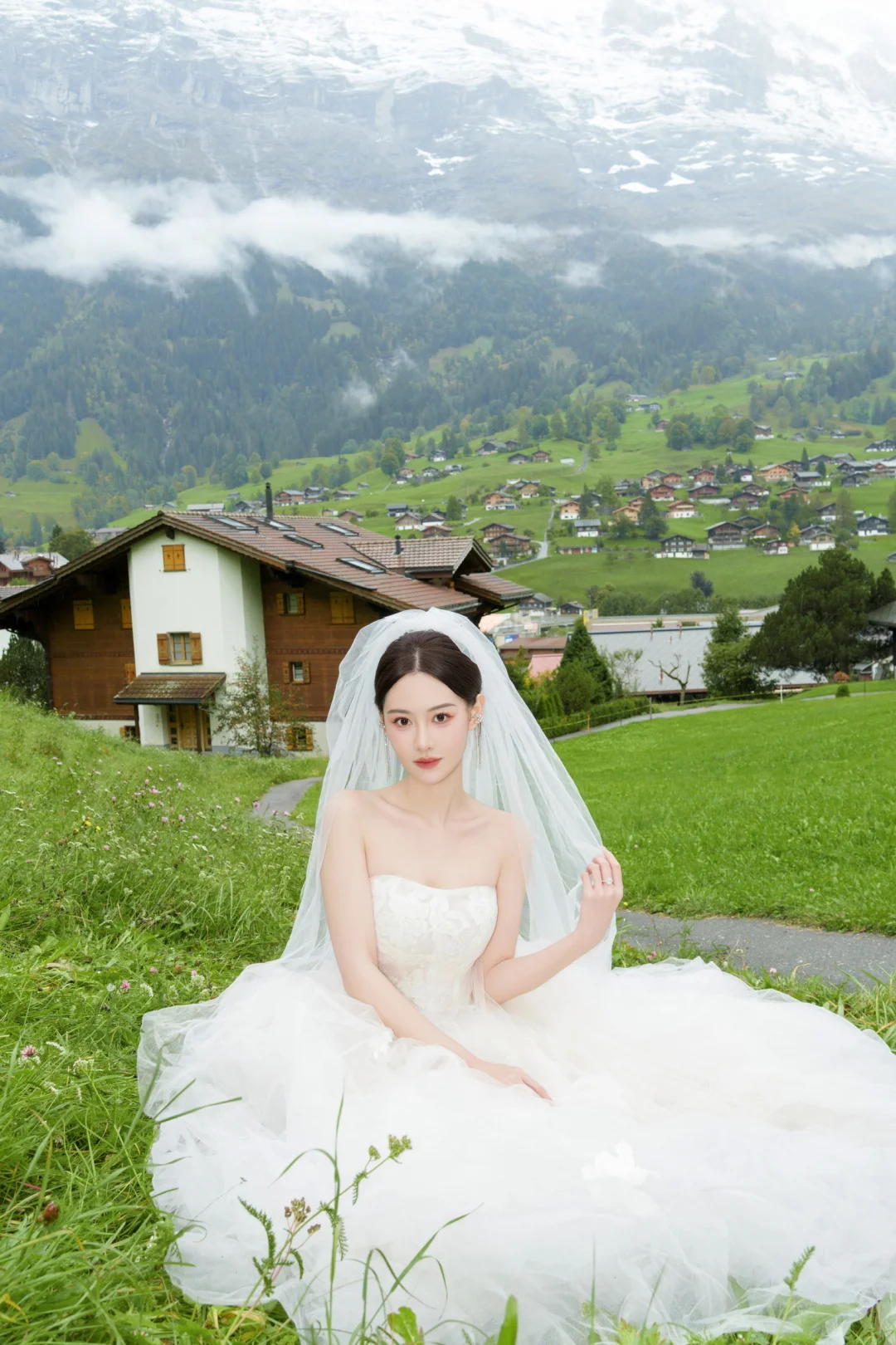 在瑞士🇨🇭拍婚纱照啦、真的美到失语