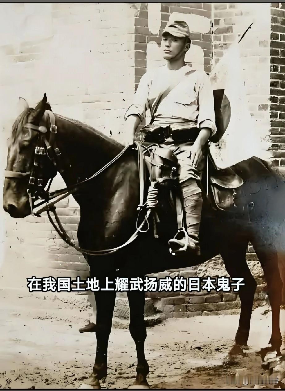 看看这个日本鬼子的眼神，就知道它是多么的嚣张，是多么的狂妄，这样的嚣张，这样的狂