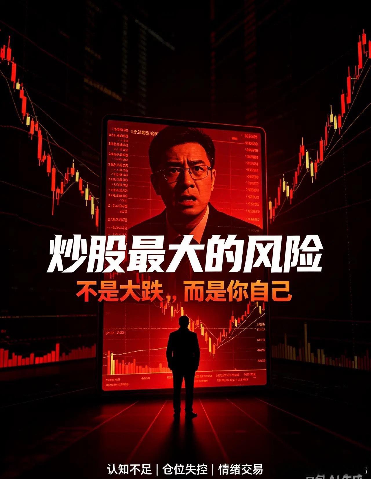 您知道炒股最大的风险是什么吗？一、最大风险：认知跟不上，却投入重金绝大多数散户亏
