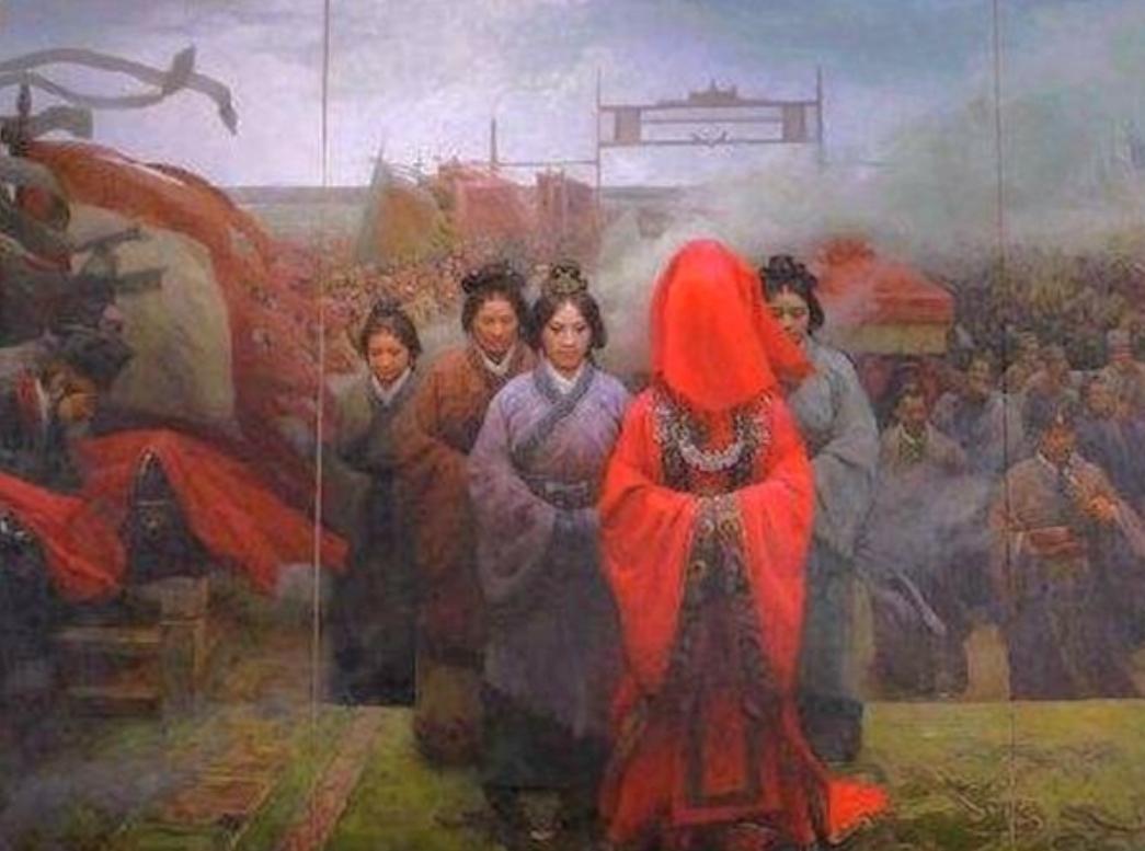 前157年，汉文帝刘恒临终前，紧紧抓住儿子刘启的手，咬牙切齿说：“朕这辈子最大的