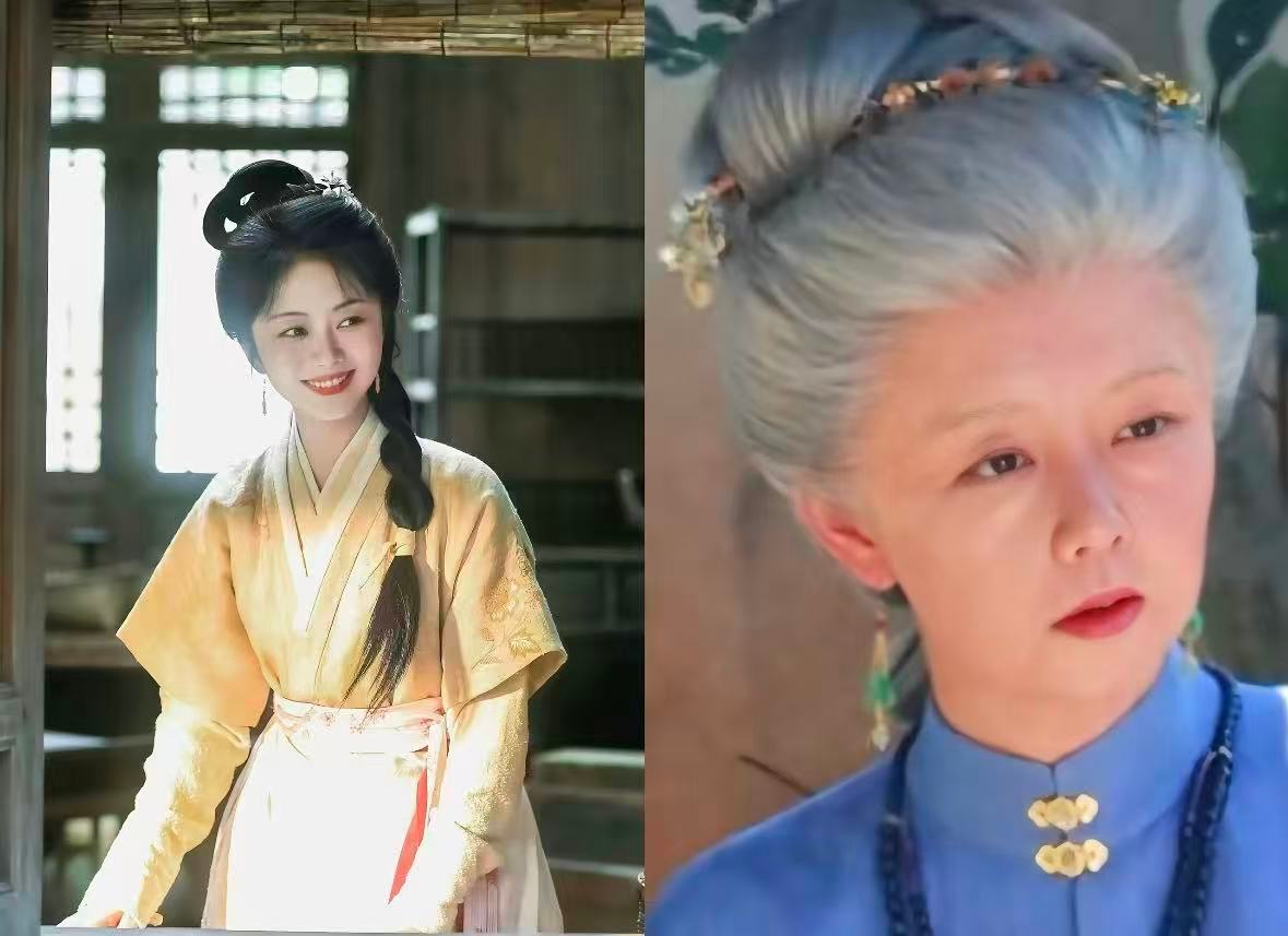 许兰香活到八十岁老年妆不只是表面的白发皱纹，谭松韵连气息和细微动作都贴合老人，把