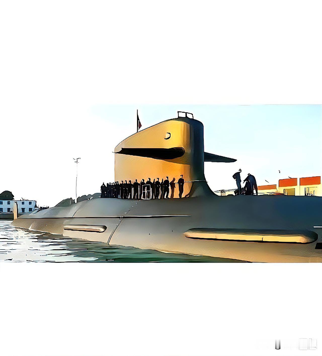 国产兵器——093型攻击核潜艇这是我海军第二代攻击型核潜艇，北约代号商级。早
