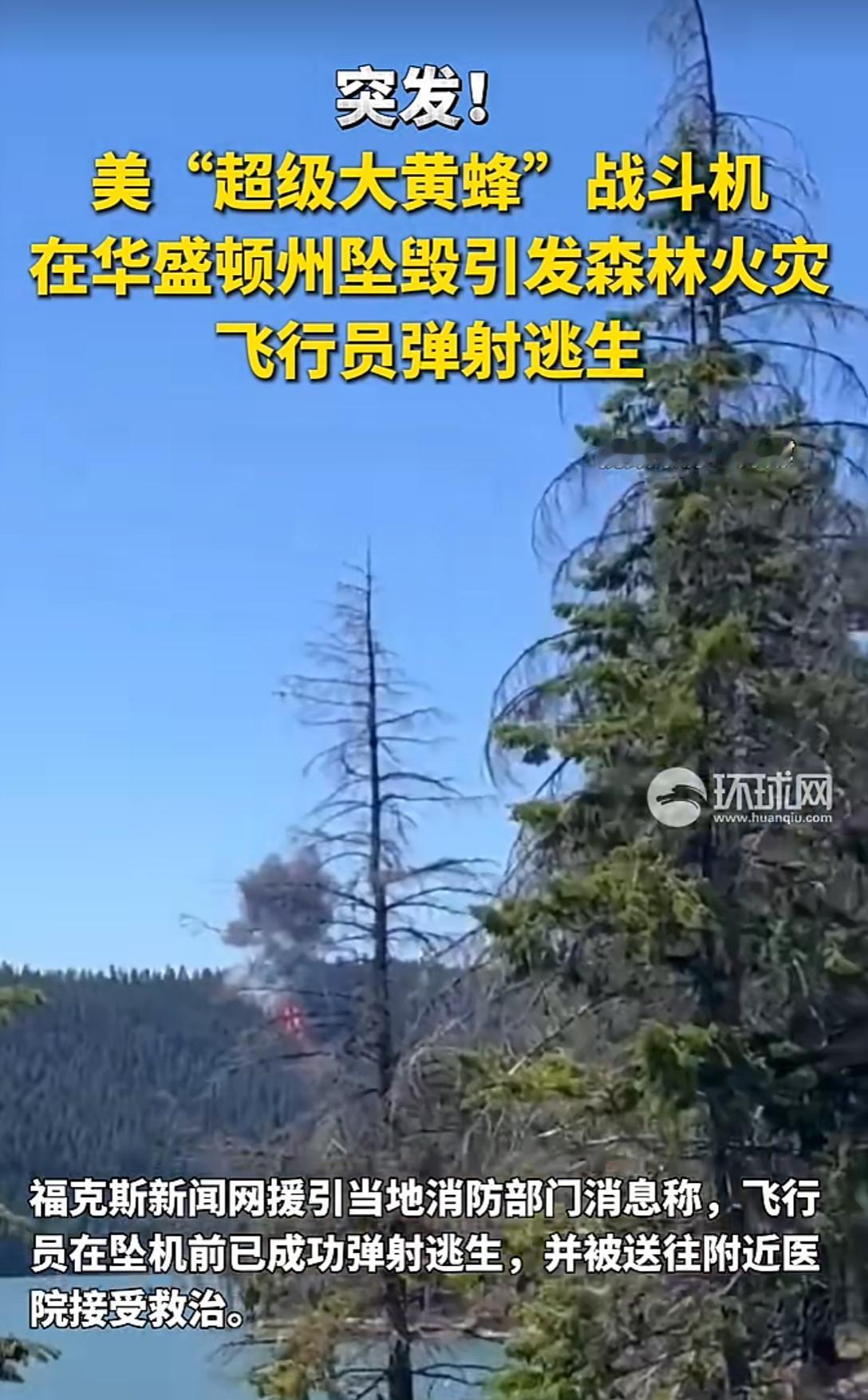 美军又摔飞机了！F/A-18"大黄蜂"战斗机又又又坠毁了。据环球网援引外媒的