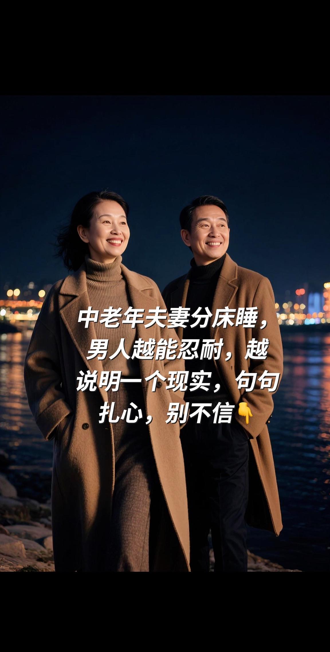 很多中老年夫妻，早就不再同床而眠。不是激烈争吵，不是刻意冷战，只是日子走着走着