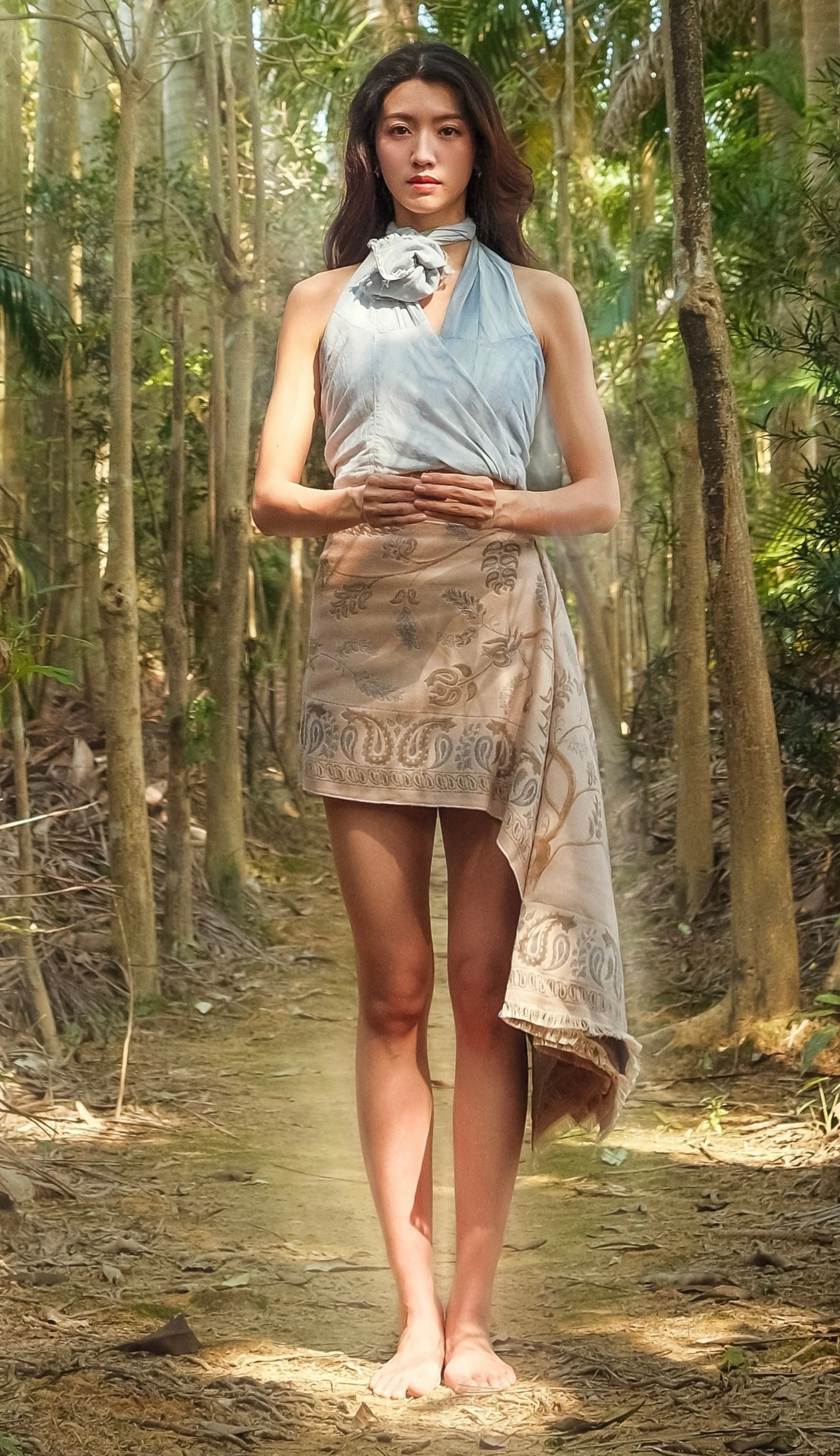 蔡思贝蔡思贝深林大长腿玉足