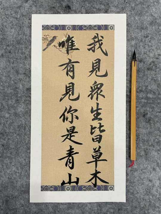 我见众生皆草木，唯有见你是青山～