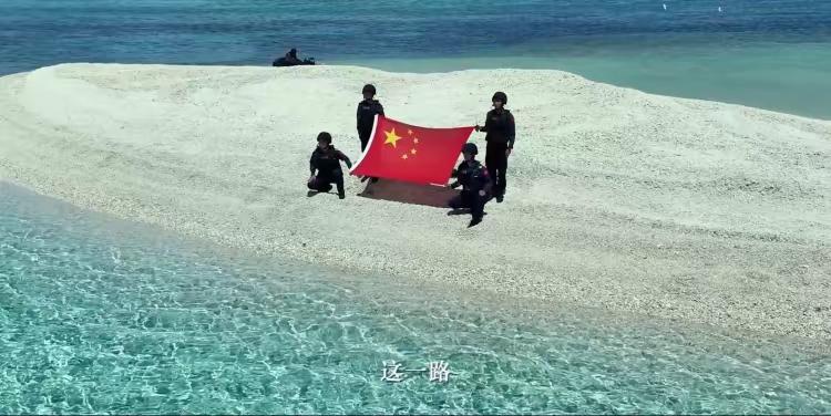 中国海警首度公开巡航钓鱼岛画面公布，为中国海警点赞👍！看到国旗与钓鱼岛“同框