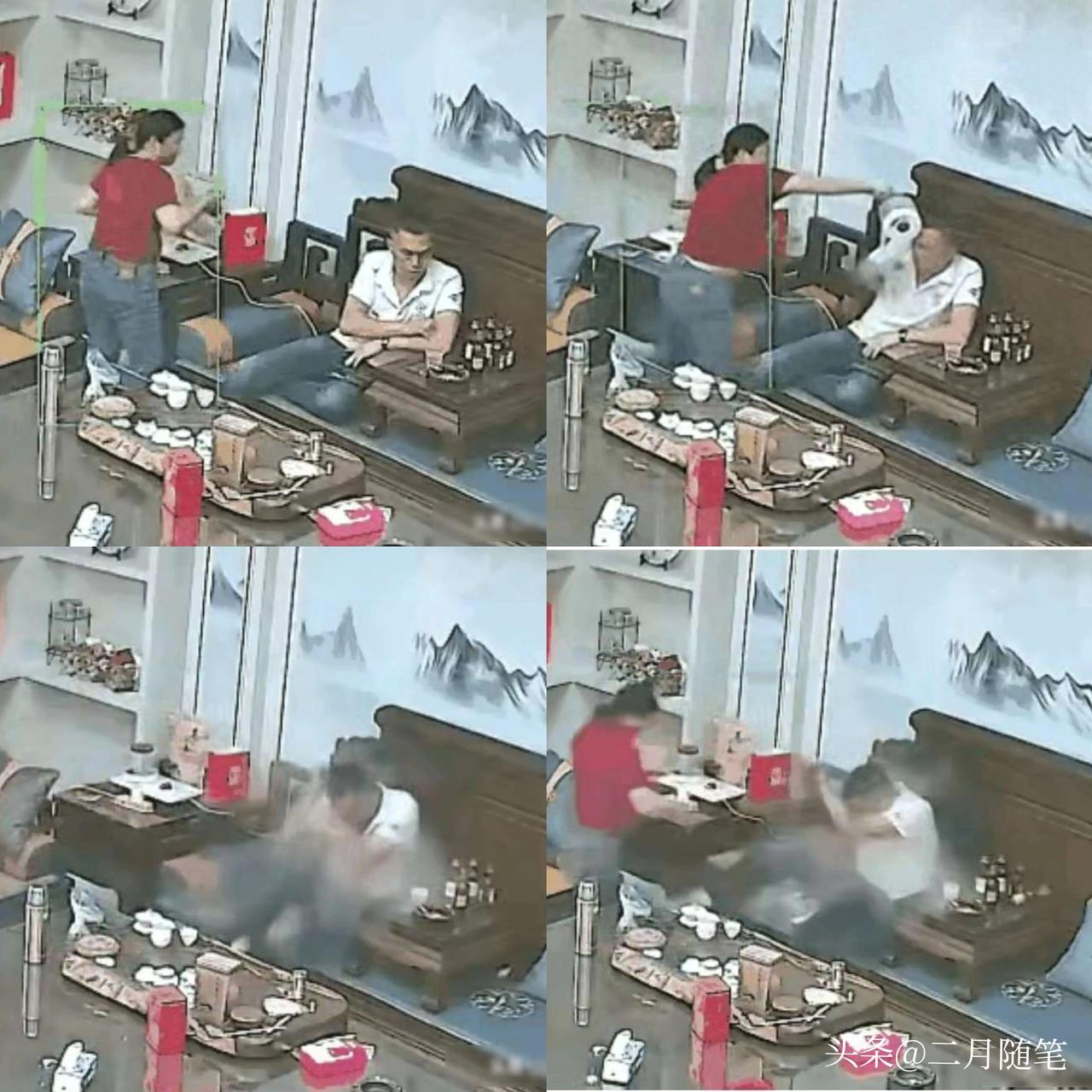 妻子坚持给娘家拿钱，两人为这事争吵，妻子一壶开水从丈夫头上倒下！妻子为弟