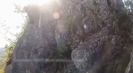 人熊大战，如果不是在悬崖边上，这个人就非常危险了！